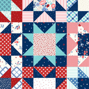 Star-Spangled Beauty MAS10848-Z Multi by Kimberbell for Maywood Studio, Image