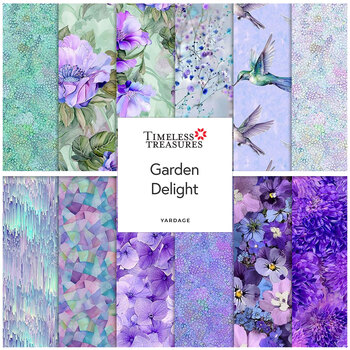 Garden Delight  Yardage by Timeless Treasures Fabrics, Image