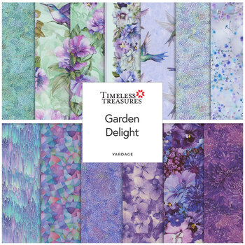 Garden Delight  Yardage by Timeless Treasures Fabrics, Image