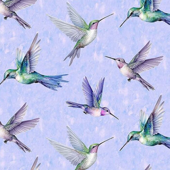 Garden Delight BIRD-CD3507 Multi by Timeless Treasures Fabrics, Image