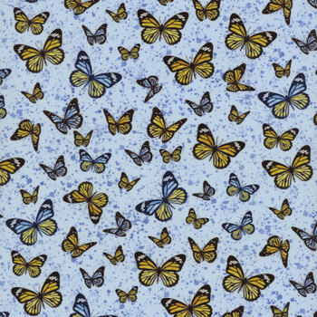 Limoncello BUG-CD3449 BLUE by Timeless Treasures Fabrics, Image