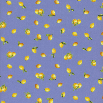 Limoncello FRUIT-CD3446 BLUE by Timeless Treasures Fabrics, Image