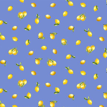 Limoncello FRUIT-CD3446 BLUE by Timeless Treasures Fabrics, Image