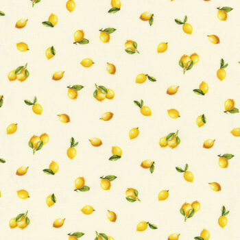 Limoncello FRUIT-CD3446 CREAM by Timeless Treasures Fabrics, Image