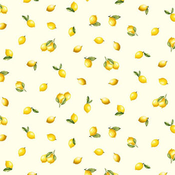 Limoncello FRUIT-CD3446 CREAM by Timeless Treasures Fabrics, Image