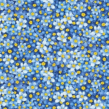 Limoncello FRUIT-CD3447 BLUE by Timeless Treasures Fabrics, Image