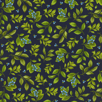 Limoncello FRUIT-CD3448 NAVY by Timeless Treasures Fabrics, Image