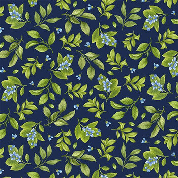 Limoncello FRUIT-CD3448 NAVY by Timeless Treasures Fabrics, Image