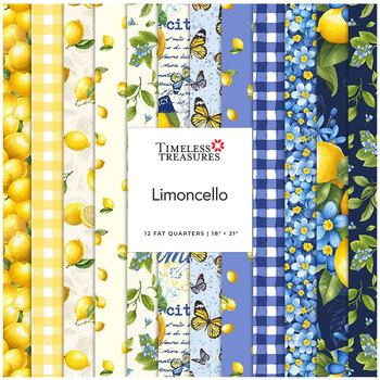 Limoncello  12 FQ Set by Timeless Treasures Fabrics, Image