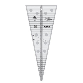 Creative Grids 22.5 Degree Triangle Quilt Ruler, Image