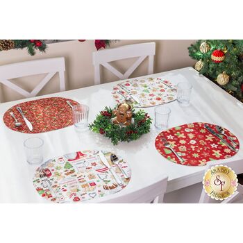 SAMPLE - Oval Placemats - Sugar Coated