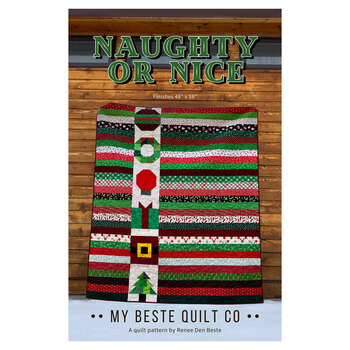 Naughty or Nice Quilt Pattern, Image