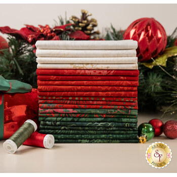 Tonga Mistletoe  20 FQ Set by Timeless Treasures Fabrics, Image