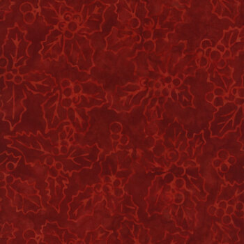 Tonga Mistletoe TONGA-B3564 RUBY by Timeless Treasures Fabrics, Image