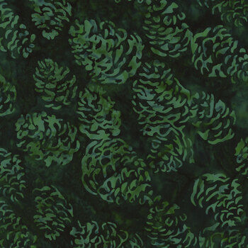 Tonga Mistletoe TONGA-B3571 PINE by Timeless Treasures Fabrics, Image