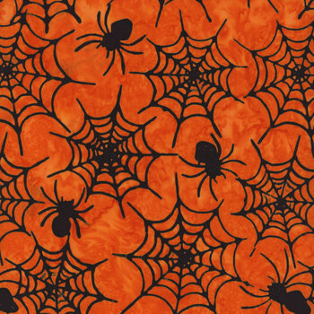 Tonga Haunted TONGA-B3524 ORANGE by Timeless Treasures Fabrics, Image