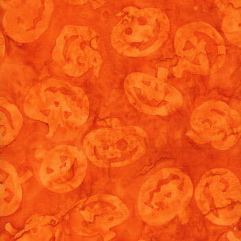 Tonga Haunted B3550-PUMPKIN by Timeless Treasures Fabrics, Image