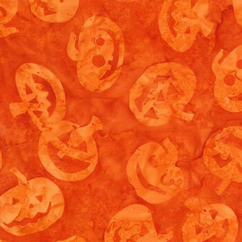 Tonga Haunted B3550-PUMPKIN by Timeless Treasures Fabrics, Image