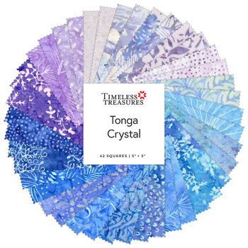 Tonga Crystal  5” Squares by Timeless Treasures Fabrics, Image