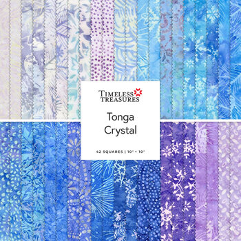 Tonga Crystal  10” Squares by Timeless Treasures Fabrics, Image