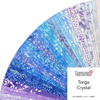 Tonga Crystal  2-1/2” Strips by Timeless Treasures Fabrics, Image