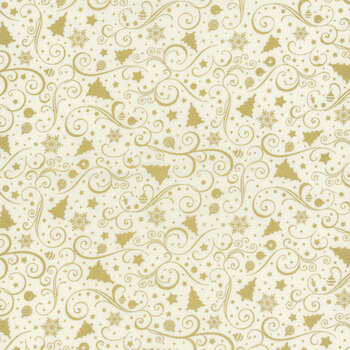 Holiday Blenders HOLIDAY-CM3540 CREAM by Timeless Treasures Fabrics, Image