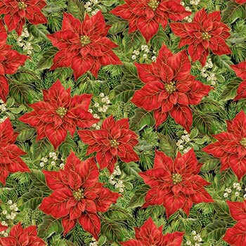 Joyful DONA-CM3713 GREEN by Timeless Treasures Fabrics, Image