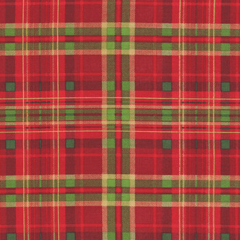 Joyful PLAID-CM2281 HOLIDAY by Timeless Treasures Fabrics, Image