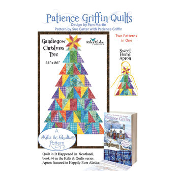 Gandiegow Christmas Tree Quilt & Sweet Home Apron Pattern, Image