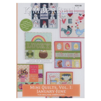 Mini Quilts, Vol. 1: Months 1 to 6 - Machine Embroidery CD, Image