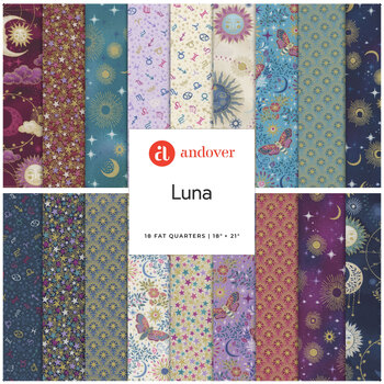 Luna  18 FQ Set by Makower UK for Andover Fabrics