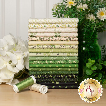 Little Clover  18 FQ Set by Andover Fabrics, Image