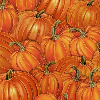 Thankful HARVEST-CM3643 ORANGE by Timeless Treasures Fabrics, Image