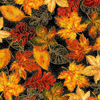 Thankful HARVEST-CM3642 AUTUMN by Timeless Treasures Fabrics, Image