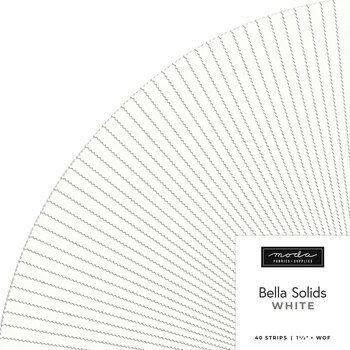 Bella Solids  Honey Bun - White by Moda Fabrics, Image