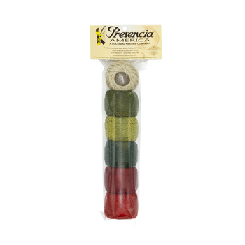 Presencia Perle Cotton Thread Holly Sampler Pack - Size 8, Image