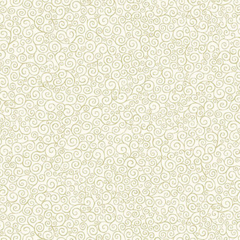 Good Tidings MU-109-Q Cream by Makower UK for Andover Fabrics, Image