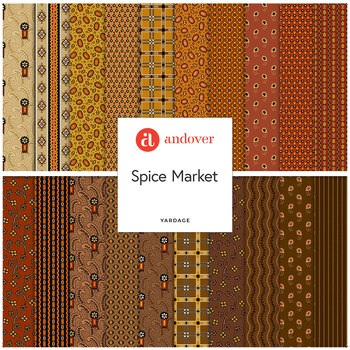 Spice Market  Yardage by Jo Morton for Andover Fabrics, Image