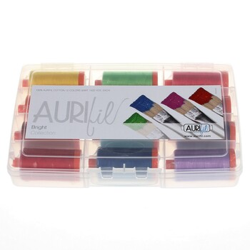 Aurifil Home Collection Bright 12 Large Spools 50wt, Image