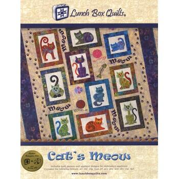 Cat's Meow - Machine Embroidery CD, Image