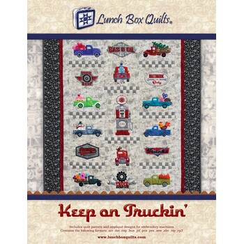 Keep On Truckin - Machine Embroidery CD, Image