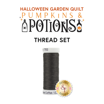  Halloween Garden Quilt - 1pc Thread Set, Image