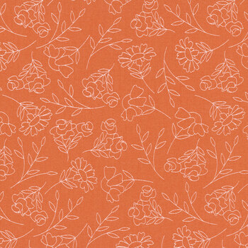 Abloom 29211-12 Coral by Corey Yoder for Moda Fabrics, Image