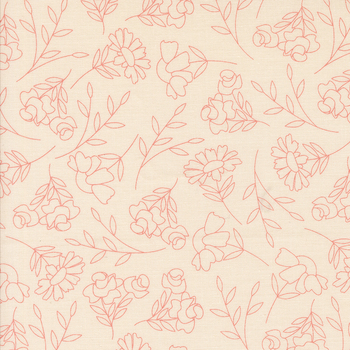 Abloom 29211-14 Pale Pink by Corey Yoder for Moda Fabrics, Image