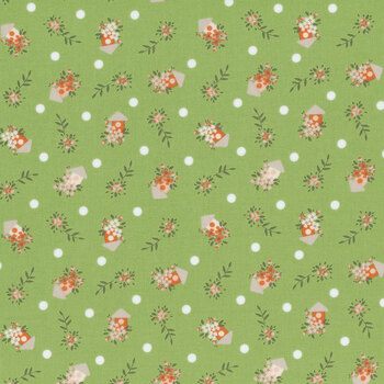 Abloom 29213-17 Cucumber by Corey Yoder for Moda Fabrics, Image