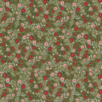 Berry & Pine 5241-12 Sage by Lella Boutique for Moda Fabrics, Image