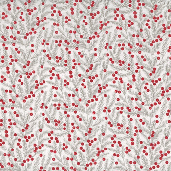 Berry & Pine 5243-11 Snow by Lella Boutique for Moda Fabrics, Image