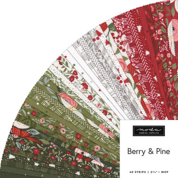 Berry & Pine  Jelly Roll by Lella Boutique for Moda Fabrics - RESERVE, Image