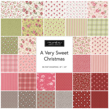 A Very Sweet Christmas  30 Fat Eighth Set by Bunny Hill Designs for Moda Fabrics - RESERVE