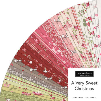 A Very Sweet Christmas  Jelly Roll by Bunny Hill Designs for Moda Fabrics - RESERVE, Image